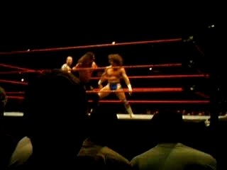 WWE à Paris Carlito vs Nitro (extraits)