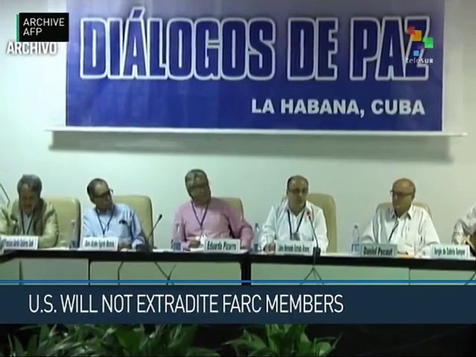 U.S. Will Not Extradite FARC Members