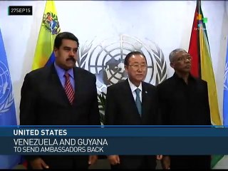 Venezuela and Guyana to Return Ambassadors to Their Posts