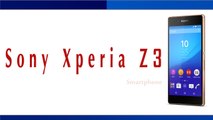 Sony Xperia Z3  Smartphone Specifications & Features