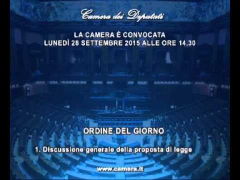 Roma - Camera - 17^ Legislatura - 492^ seduta (29.09.15)