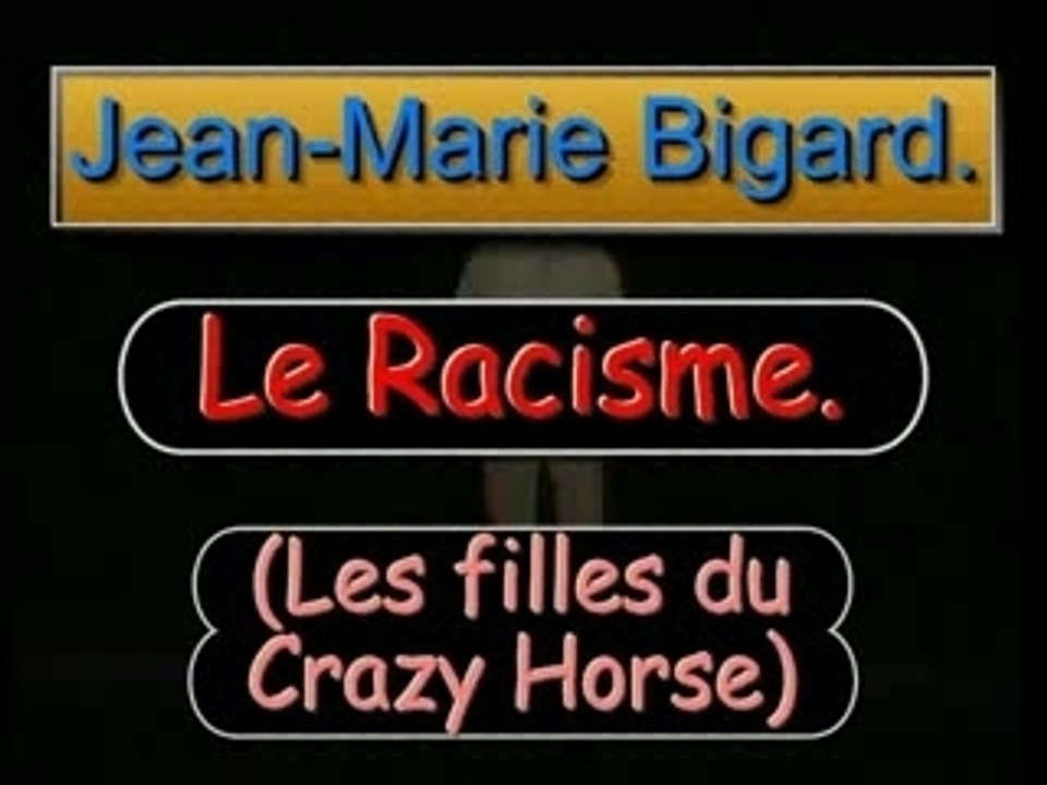 -Jean-Marie-BIGARD- Le RACISME