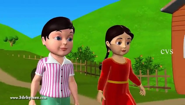 Jack and Jill went up the hill - 3D Animation English Nursery rhyme Nursery Poem for children