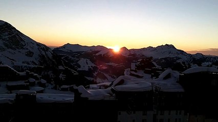Timelapse: Sunset in Avoriaz