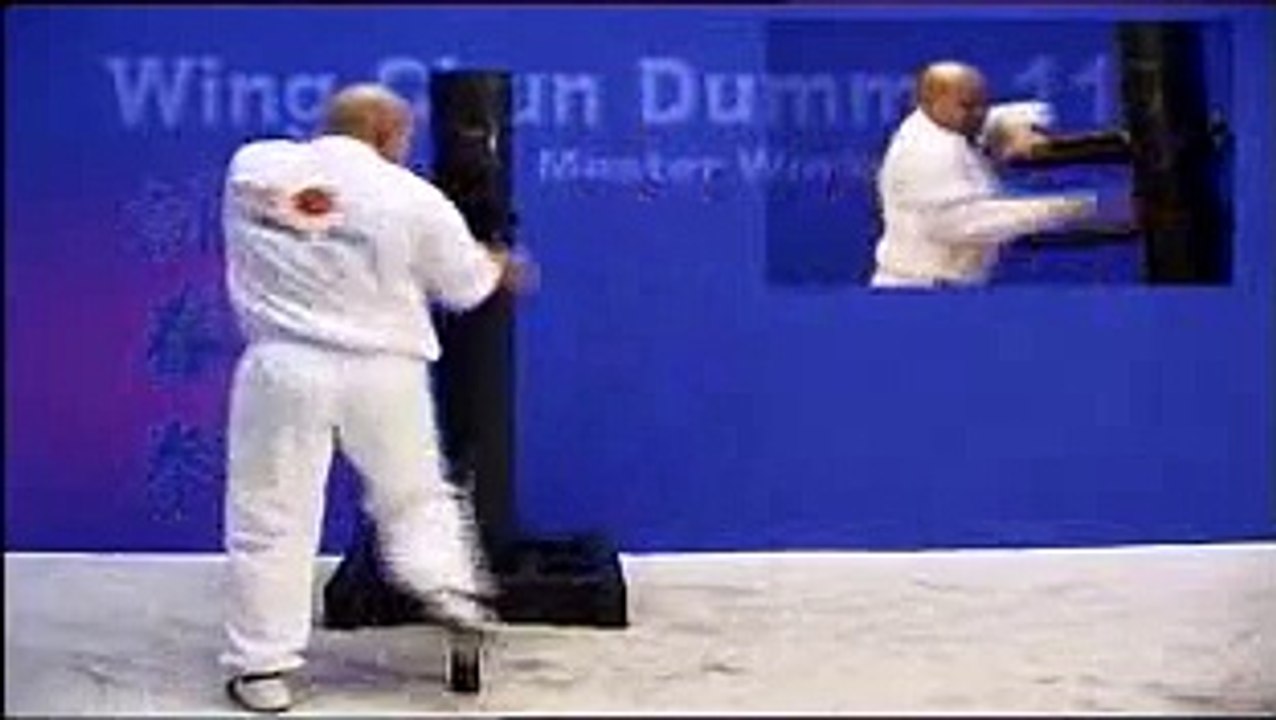 Wing chun practice wood dummy