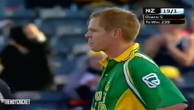 Captain s Onslaught Stephen Fleming 108 vs South Africa 2nd ODI Christchurch 2003 04