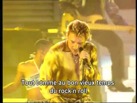 KARAOKE JOHNNY HALLYDAY - Le bon vieux temps du rock and roll