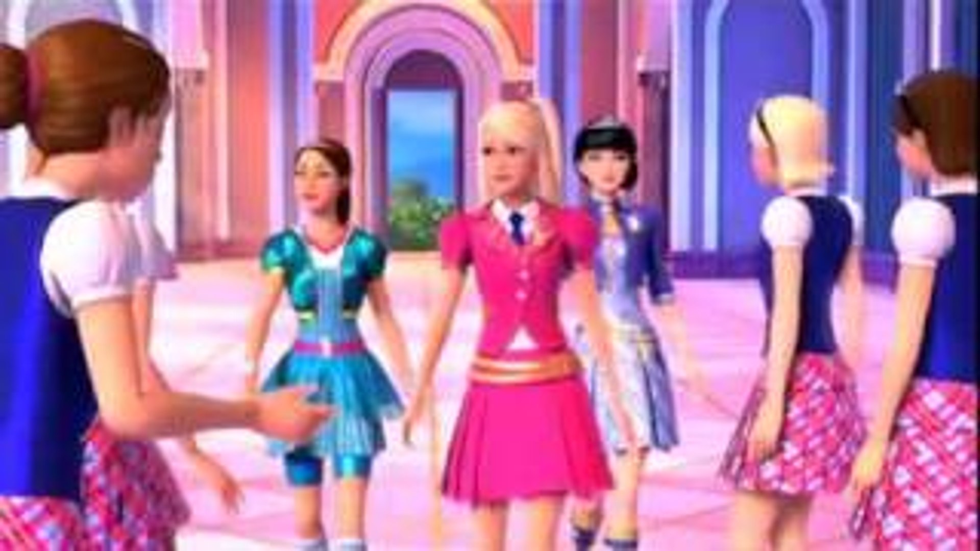 2011 º ♫ [HQ] BARBIE™ : Escuela de Princesas Video Musical Ella es una  princesa [ESP-Latino]─影片 Dailymotion