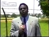 Reporter turns ghetto is 3 seconds