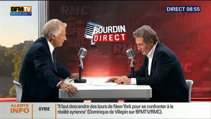 Villepin sur le suffrage universel : "C'était pas mon chemin, c'est pas le chemin de Macron"