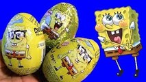 SpongeBob Huevos Sorpresa by Nickelodeon Bob Esponja Unboxing same as Kinder Surprise Eggs