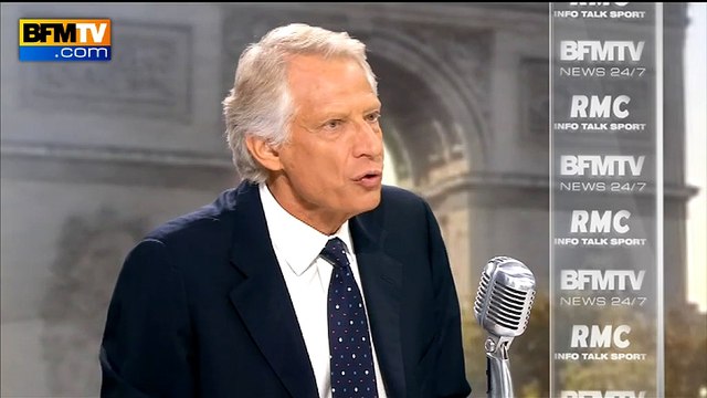 Villepin: Il faut agir et se moquer des communicants