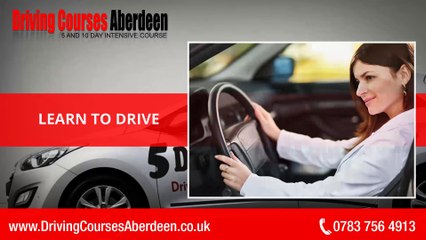 Intensive Driving Course Aberdeen
