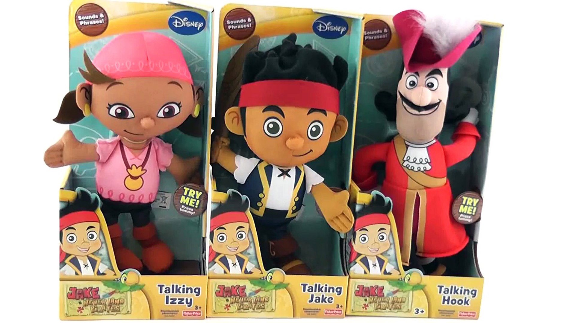 Jake and the Never Land Pirates Talking Plush Dolls - video Dailymotion