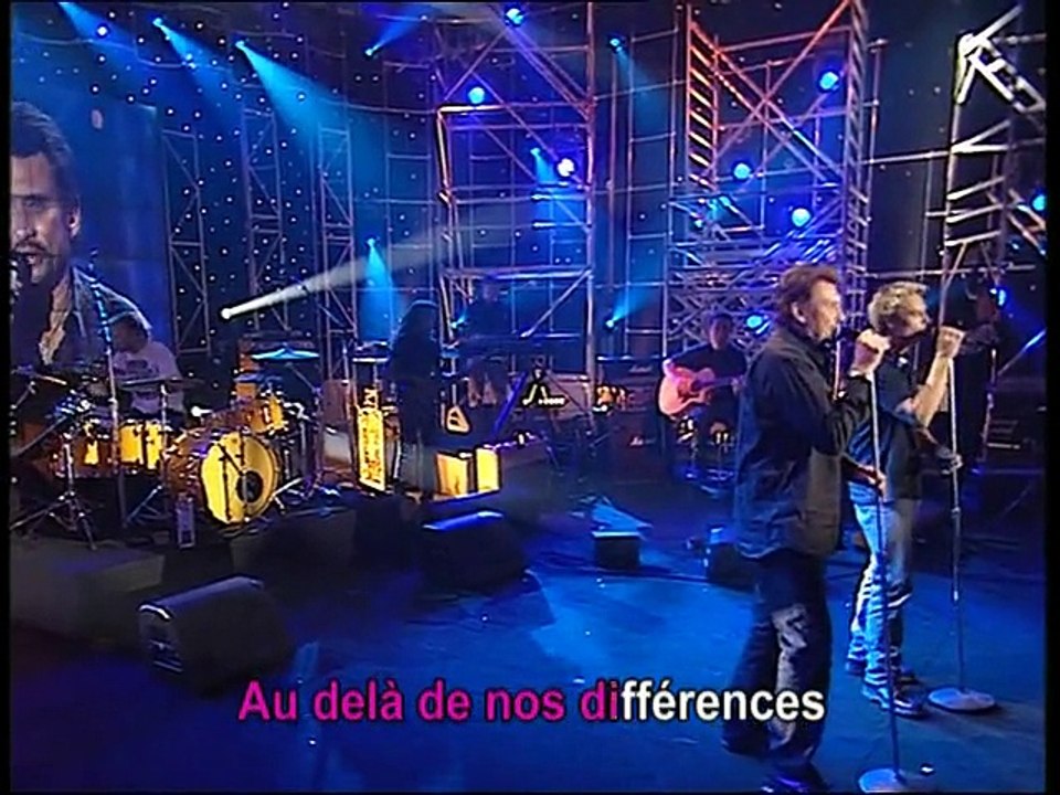 KARAOKE JOHNNY HALLYDAY - Sang pour sang
