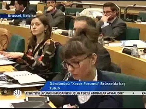 Haldun Yavaş ANS Tv - Hazar Forumu Brüksel