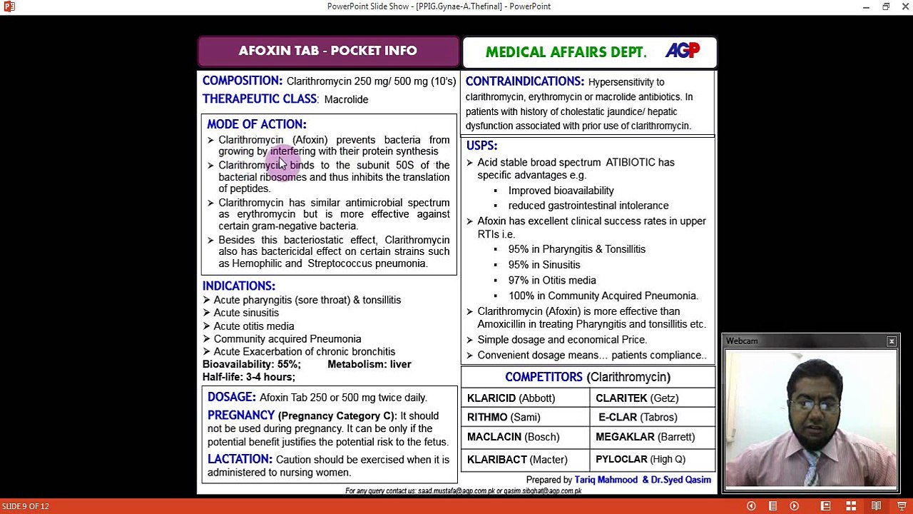 Afoxin Pocket Info Training by Dr.Qasim