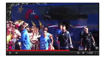 Les Bleus après la défaite contre l'Espagne