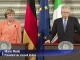 Nuages dissipés entre Italie et Allemagne au sommet de Rome