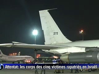 Attentat anti-israélien en Bulgarie: arrivée des cercueils à Tel Aviv