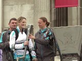 Jeux Paralympiques: la flamme anglaise allumée à Trafalgar Square