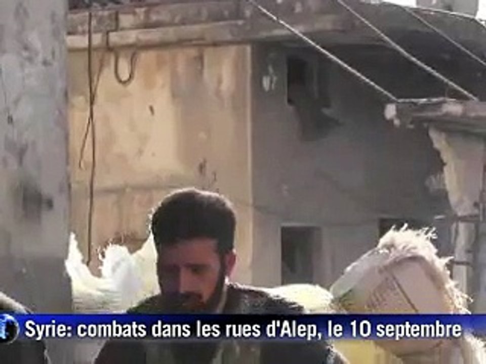 Syrie: nouveaux bombardements à Alep, au coeur de la bataille