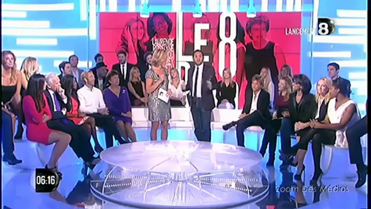 Cyril Hanouna embrasse Roselyne Bachelot sur la bouche