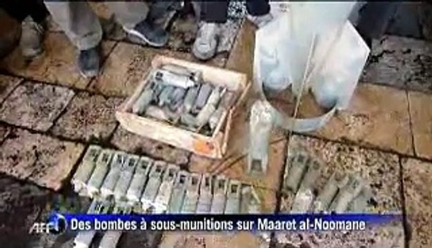 L'armée largue des bombes à sous-munitions, Brahimi à Damas