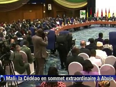 Mali: l'Afrique de l'Ouest d'accord pour l'envoi de 3.300 soldats pour un an