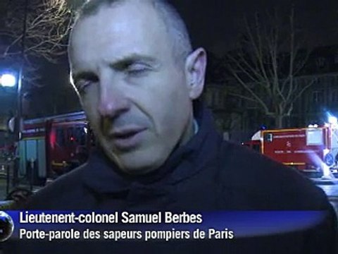 Incendie à Paris: trois blessés sérieux dans l'incendie d'un immeuble