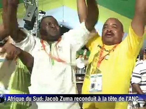 Afrique du Sud: Zuma largement reconduit à la tête de l'ANC