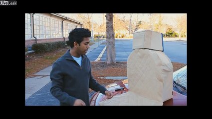 La blague du chauffeur invisible !