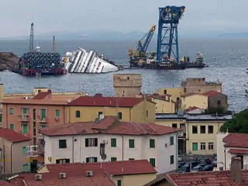 Costa Concordia: l'île du Giglio commémore le premier annivesrsaire du naufrage
