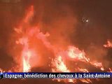 En Espagne, chevaux et cavaliers défient le feu pour une fête ancestrale