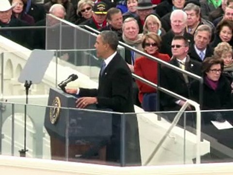 Etats-Unis: investi pour un second mandat, Obama appelle à renforcer les libertés