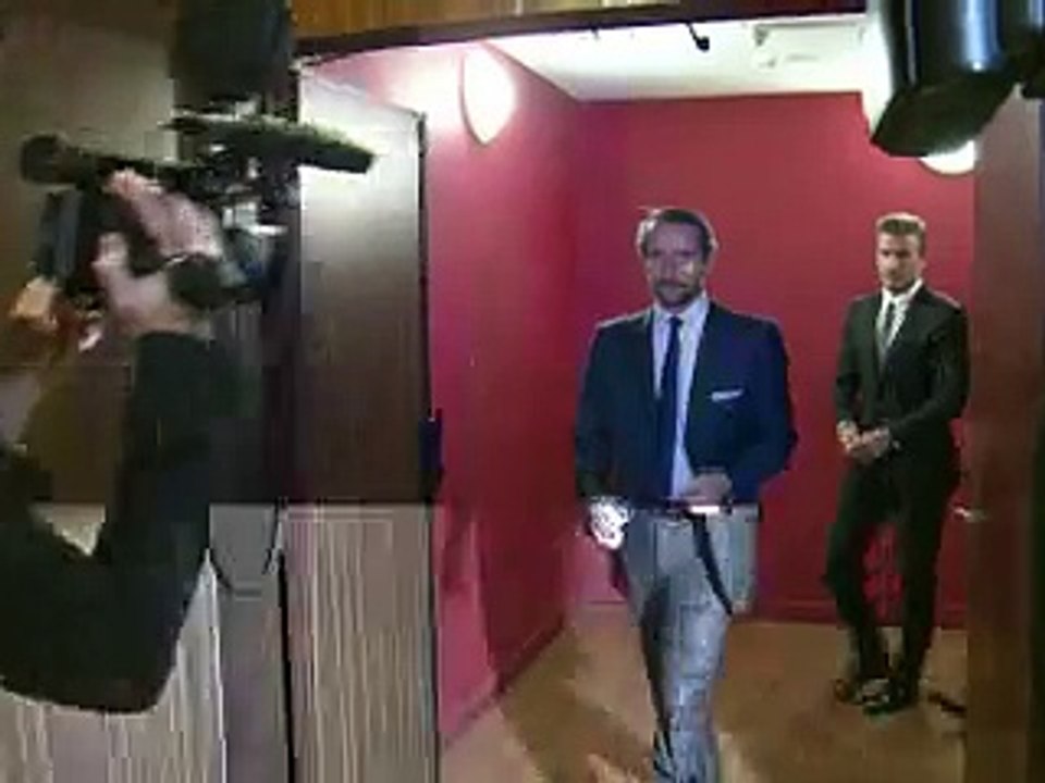 La "pop-star" Beckham débarque en fanfare au PSG