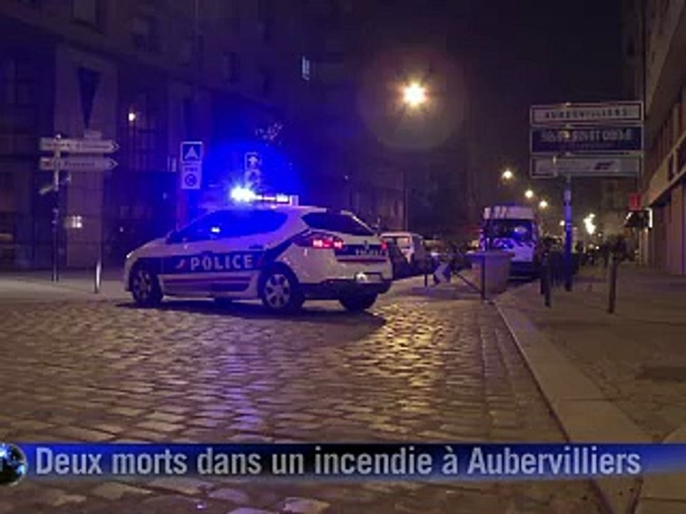Incendie à Aubervilliers: 3 morts et 4 blessés graves