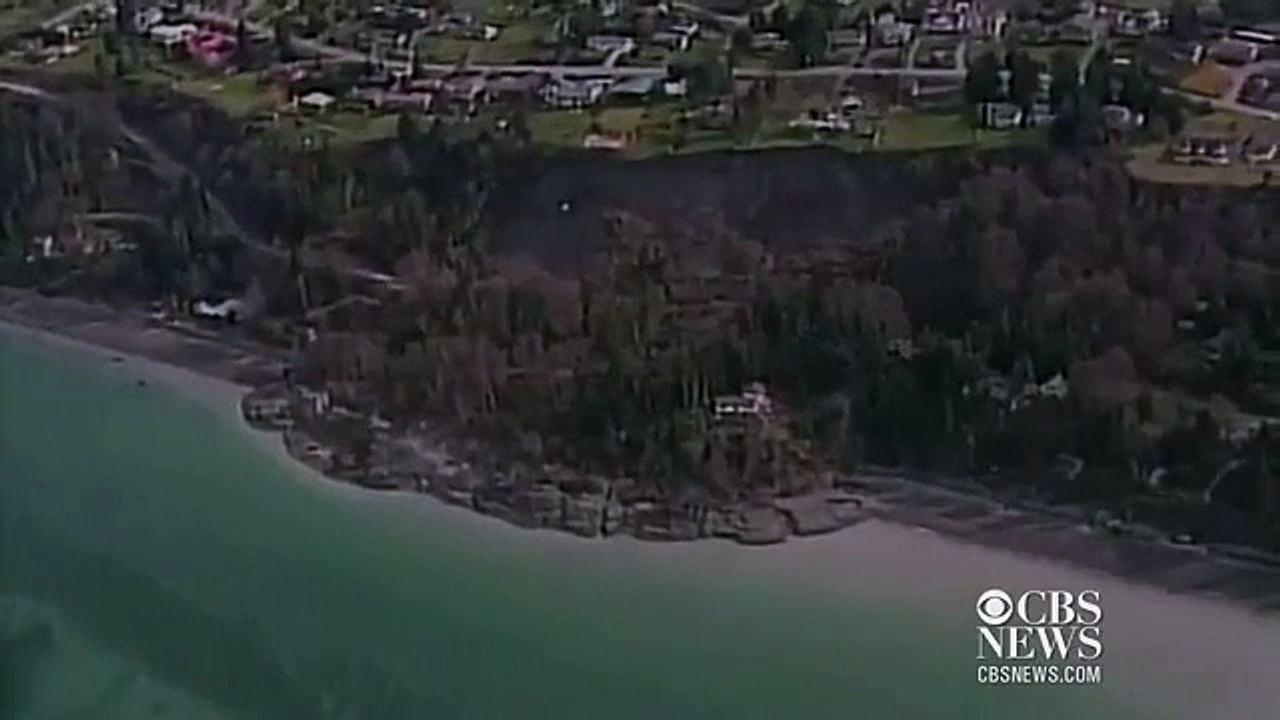 Une maison emportée sur plus de cent mètres par un glissement de terrain