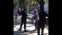 Жесткая посадка неадеквата в Одессе. Полиция в Одессе