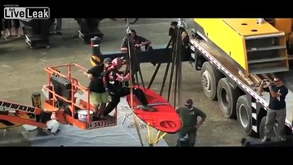 Une fronde géante pour un saut impressionant