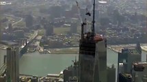 One World Trade Center : la flèche posée sur le nouveau gratte-ciel