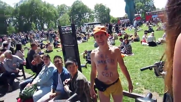 World Naked Bike Ride London 2013