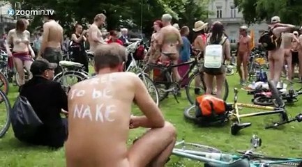 Un cyclonudiste : 'Roulez libre, roulez nu!'