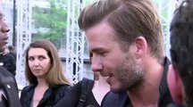 David Beckham au premier rang du défilé Louis Vuitton