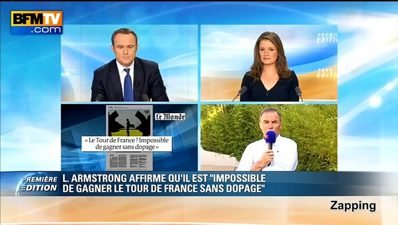 Bernard Hinault quitte le plateau de BFM vexé
