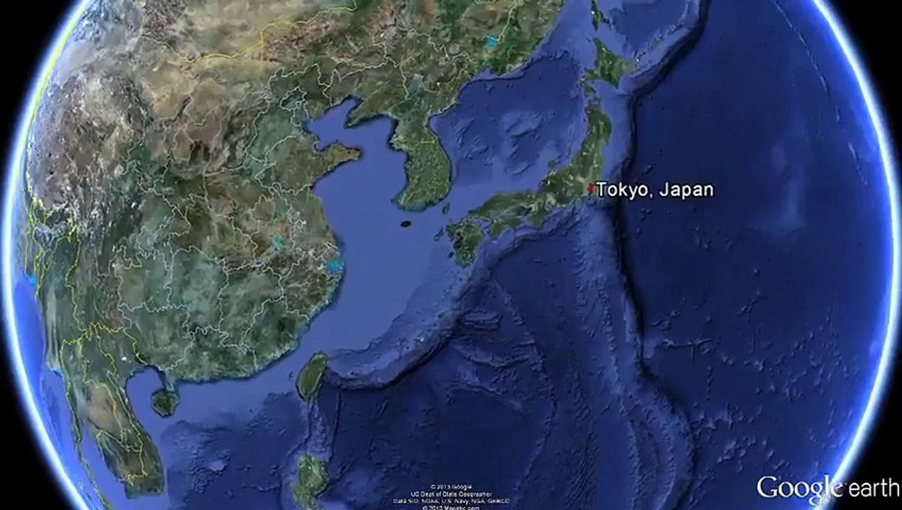 Un trottoir japonais innondé avec du savon