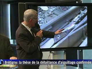 Brétigny: le déraillement causé par une pièce d'acier de la voie