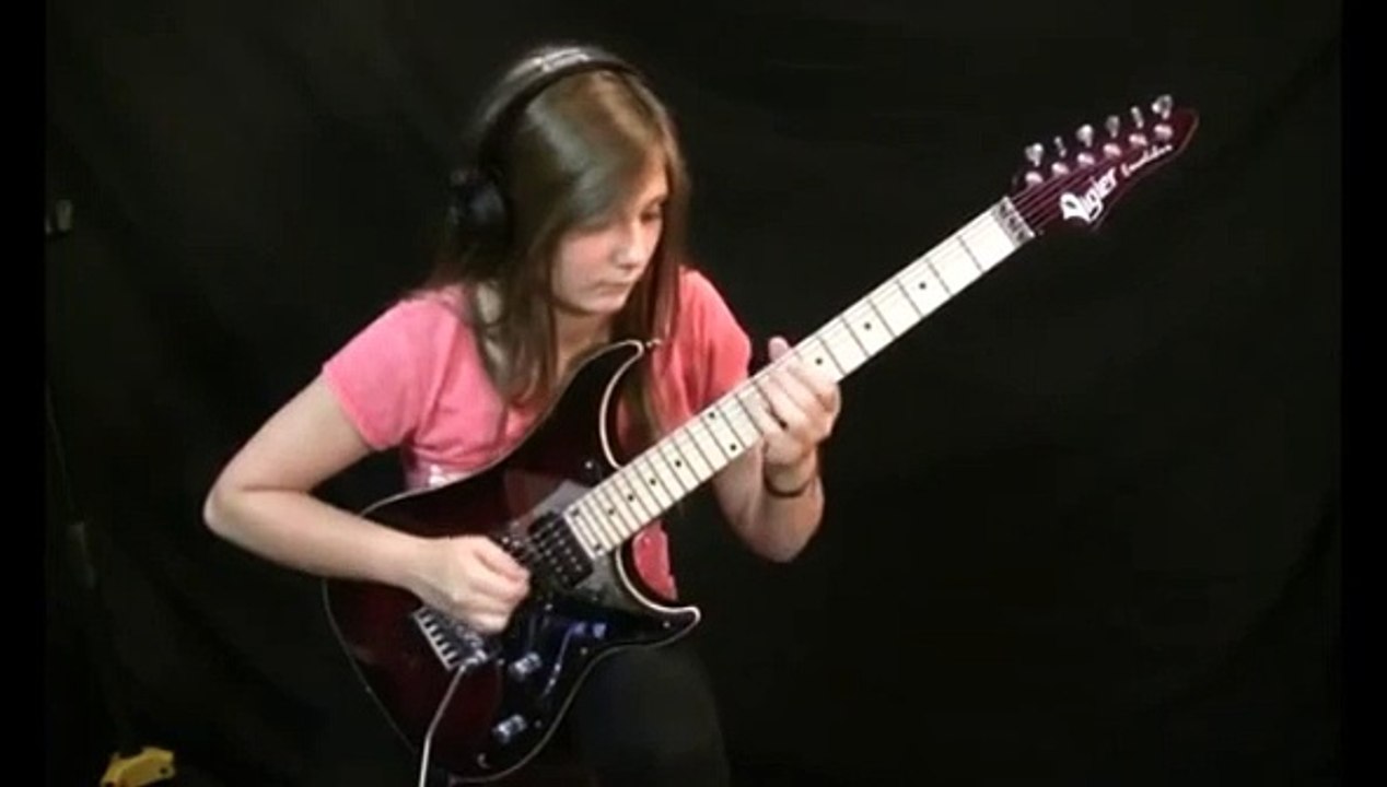 A 14 ans, elle joue Vivaldi à la guitare électrique - Vidéo Dailymotion