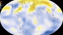 NASA : 60 ans de réchauffement climatique en 15 secondes