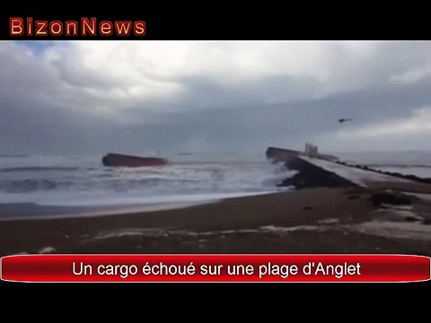 Pyrénées-Atlantiques : un cargo s’encastre sur une digue et déclenche une alerte à la pollution